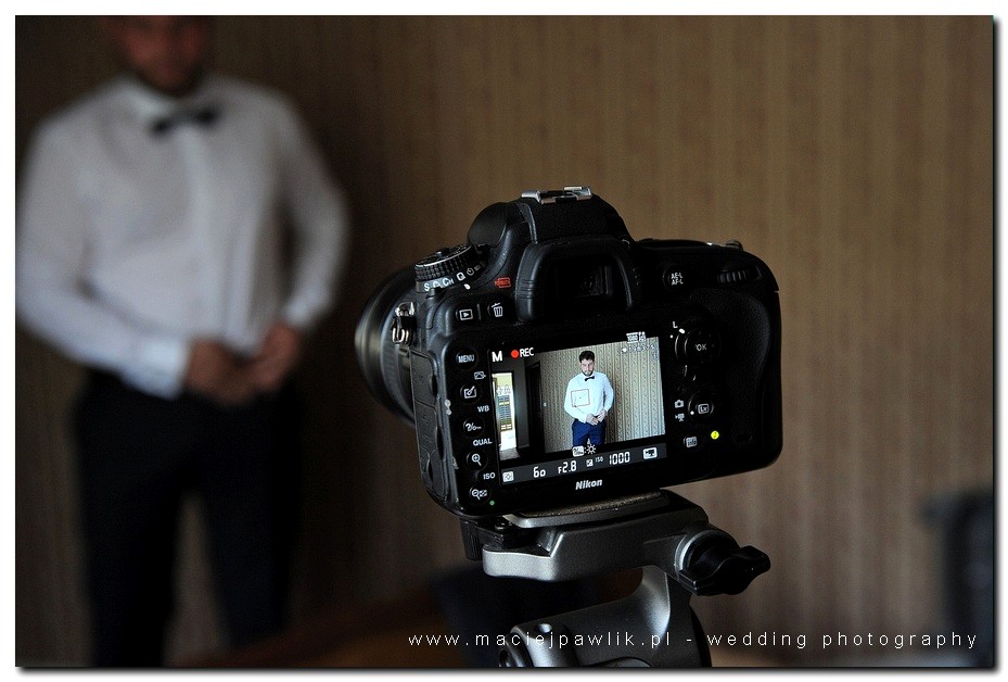 przygotowania pana młodego